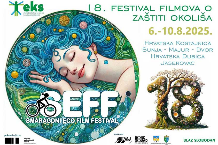 18. Smaragdni eco film festival u Sunji u petak 8. kolovoza