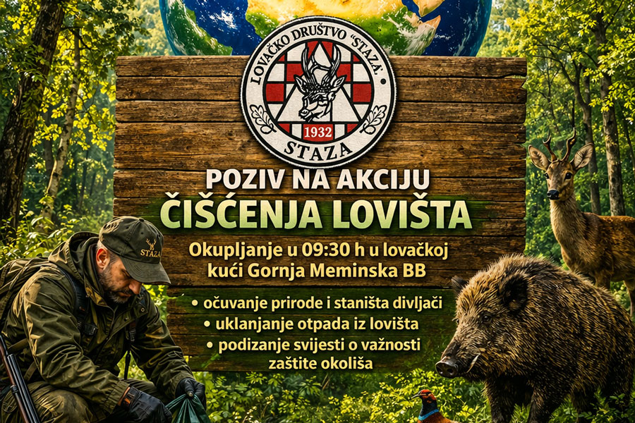 Akcija čišćenja lovišta povodom Dana planeta Zemlje
