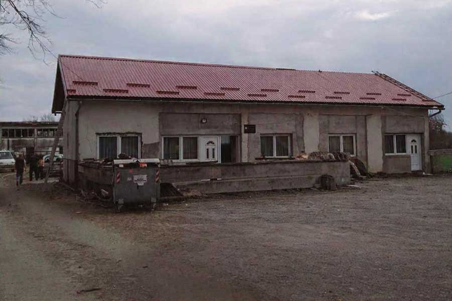 Uređenje krova Društvenog doma u Crkvenom Boku